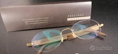 Occhiali lindberg in oro e corno