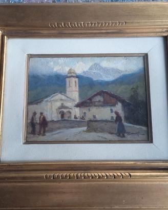 Quadro Ercole Garavaglia, Champoluc S.Anna