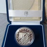 Moneta 10 Euro Argento 2005 "Pace e Libertà"