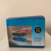 Dispenser con portasapone e spugna