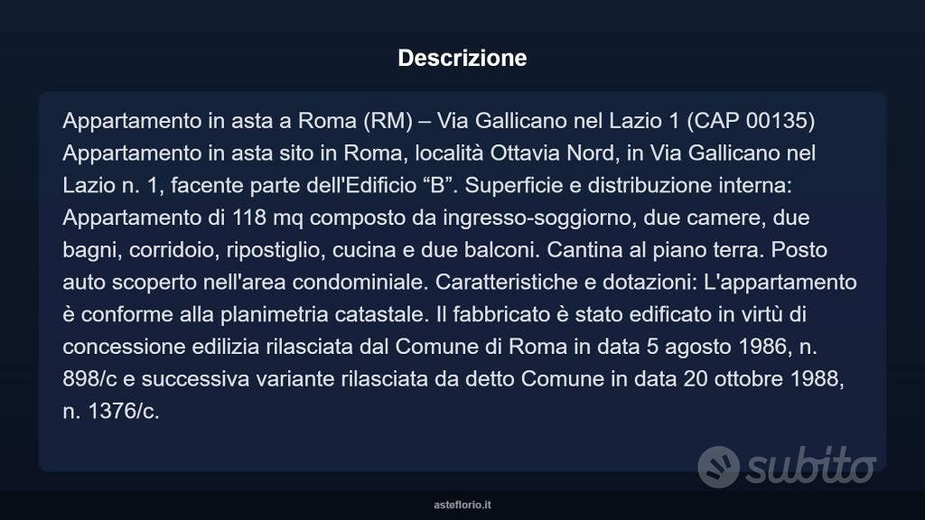 Appartamento – Roma, Ottavia - Vista 3