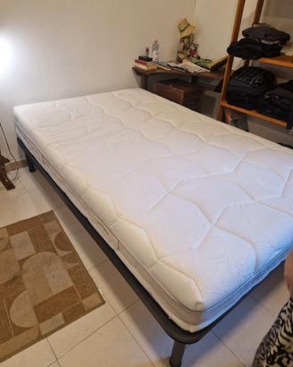 Permaflex materasso una piazza e mezzo + rete
