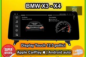 Car tablet 12.3 pollici BMW X3 - X4 |F25-F26|
