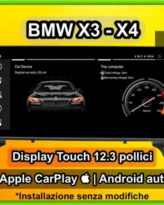 Car tablet 12.3 pollici BMW X3 - X4 |F25-F26|