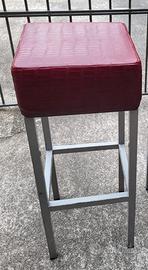 Sgabello quadrato per bar o cucina