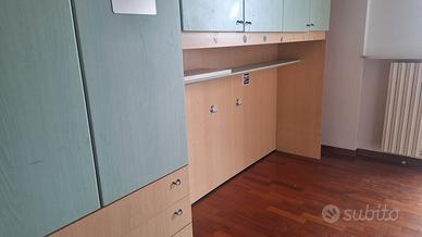 Cameretta ragazza/ragazzo cm 360x260 cm con ponte