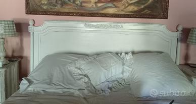 testata di letto Francese in patina originale 