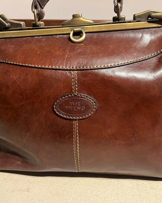 Borsa cuoio bauletto