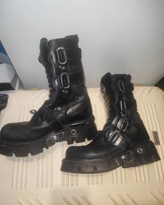 Stivali New Rock M-373-S1 Reactor Pelle Nera - 42