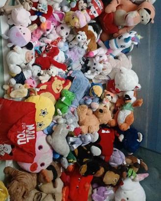 Lotto di pelusch disney vintage e personaggi