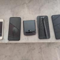 Razr 5g,iPhone 5s,Sam S10e,SamS7 duos,Asus Zenf 8