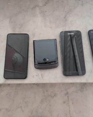 Razr 5g,iPhone 5s,Sam S10e,SamS7 duos,Asus Zenf 8