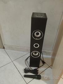 cassa karaoke con bluetooth USB 