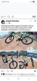 bici ragazzo, misura ruote 24
