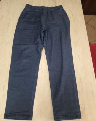 Pantalone in denim leggero tg xl