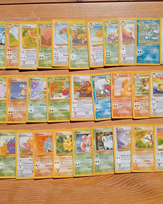Pokemon Lotto Set Jungle Semicompleto