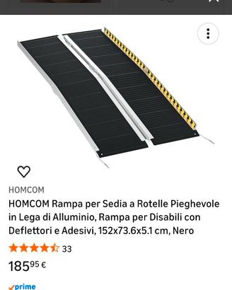 Rampa per sedia a rotelle