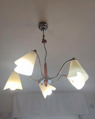 Lampadario a cinque luci 