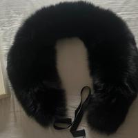 Collo pelliccia nero