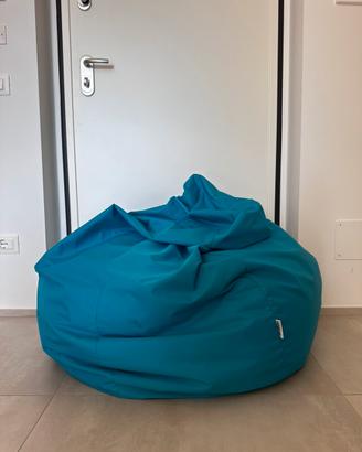 Pouf sacco gigante completo di imbottitura
