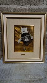 Cristo in croce - Serigrafia foglia d'oro