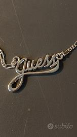 Collana con logo Guess