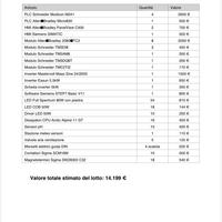 LOTTO AUTOMAZIONE INDUSTRIALE+PLC+LED SPECTRUM+INV