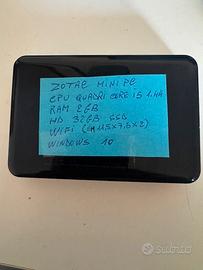 Mini pc ZOTAC quadri core 1.44 GHz