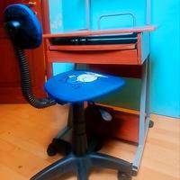 set tavolino computer con seggiolina