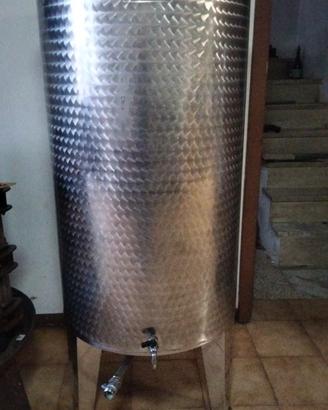 Serbatoio Inox 500 Litri con Tappo Sempre Pieno