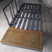 COPPIA DIVANO DA GIARDINO CON TAVOLINO