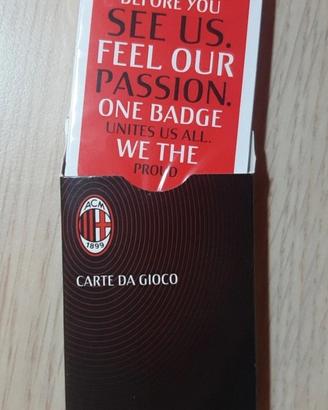 CARTE DA SCALA QUARANTA AC MILAN