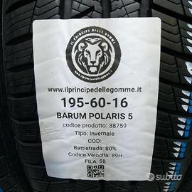 2 gomme 195 60 16 barum a38759