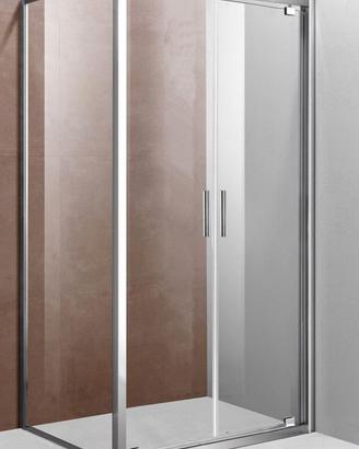 box doccia in vetro temperato trasparente 