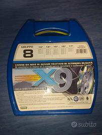 Catene da neve CORA X9 Gruppo 8 – 9 mm – valigetta