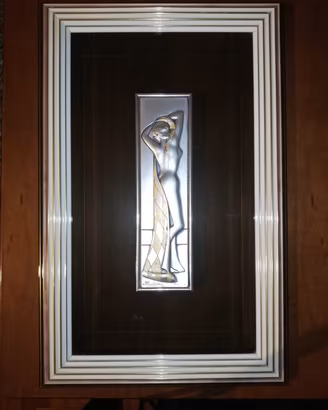 quadro Ottaviano vetro e argento