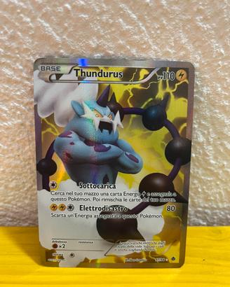 Carta Pokemon Thundurus Full Art 97/98 2011