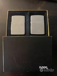 Coppia Zippo USA originali con cofanetto