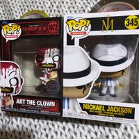 Lotto funko pop michael jackson e terrifier horror