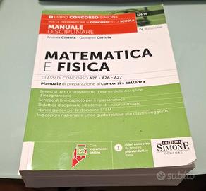 Matematica e Fisica Concorso docenti Ed. Simone