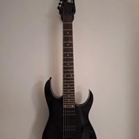 Chitarra 7 CORDE modello IBANEZ GRG7221QA TKS GIO 