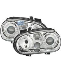 FARI VOLKSWAGEN VW GOLF 4 LOOK R32 FONDO CROMATO