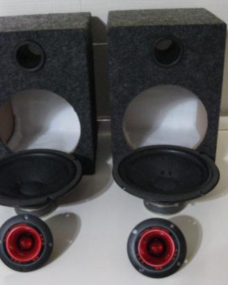Casse kit 2 box 2 woofer 2 tw leg. l'articolo
