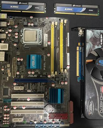 Asus P5QL Pro 775,  Q8200, 4gb ddr2 , HD 4870