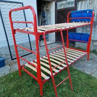 letto a castello in ferro