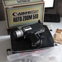 Video 8 Canon Auto Zoom 518 Super 8mm Movie Camera