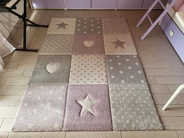 tappeto viola cameretta