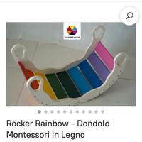 Rocker Rainbow Arco dondolo Arcobaleno Woodesantis