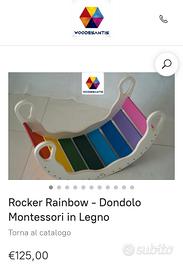 Rocker Rainbow Arco dondolo Arcobaleno Woodesantis