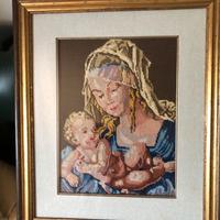 Quadro fatto a mezzo punto